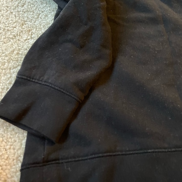 Cowelneck Calvin Klein Black Drawstring Sweatshirt - Picture 5 of 6